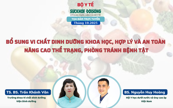 Truyền hình trực tuyến: Bổ sung vi chất dinh dưỡng khoa học, hợp lý và an toàn – Nâng cao thể trạng, phòng tránh bệnh tật