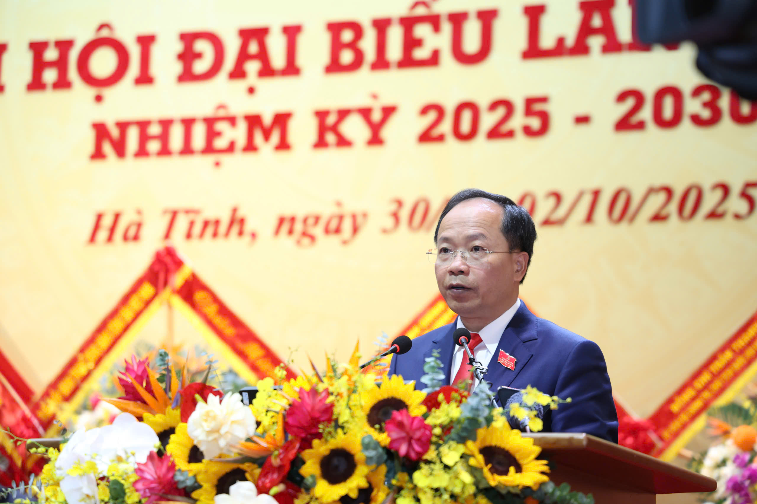 Ông Nguyễn Duy Lâm tái đắc cử Bí thư Tỉnh ủy Hà Tĩnh- Ảnh 1.