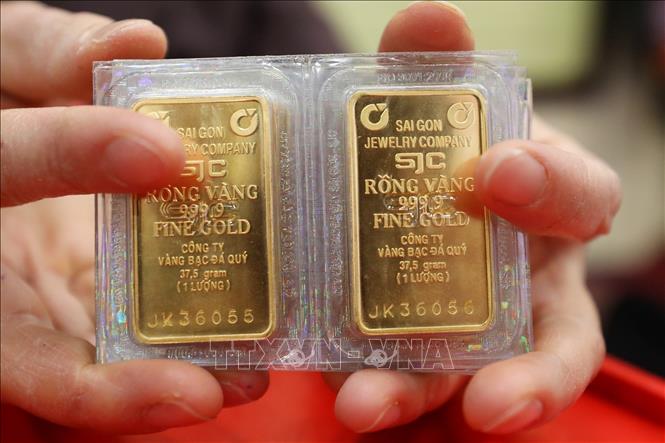 Giá vàng miếng sáng 20/10 giữ mức 151 triệu đồng/lượng- Ảnh 1. Giá vàng miếng sáng 20/10 giữ mức 151 triệu đồng/lượng- Ảnh 1.
