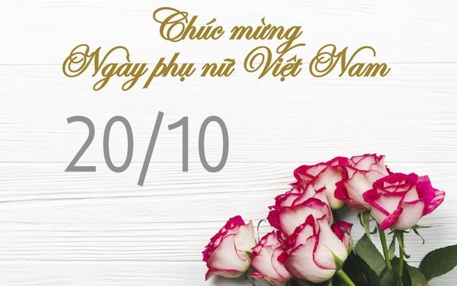 Những mẫu thiệp chúc mừng ngày Phụ nữ Việt Nam 20/10 đẹp nhất