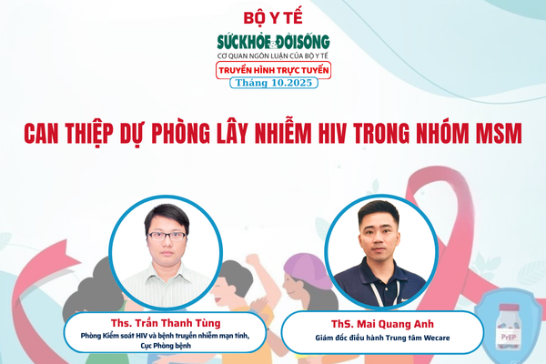 Đang Truyền hình trực tuyến: Can thiệp dự phòng lây nhiễm HIV trong nhóm MSM- Ảnh 1. Đang Truyền hình trực tuyến: Can thiệp dự phòng lây nhiễm HIV trong nhóm MSM- Ảnh 1.