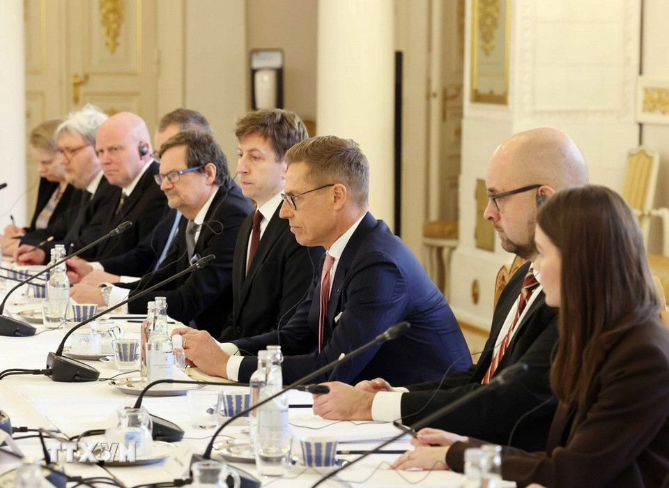 Tổng Bí thư Tô Lâm hội đàm với Tổng thống Cộng hòa Phần Lan Alexander Stubb- Ảnh 4.