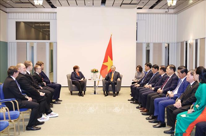 Tổng Bí thư Tô Lâm tiếp Chủ tịch Đảng Cộng sản Phần Lan Tiina Sandberg- Ảnh 3.