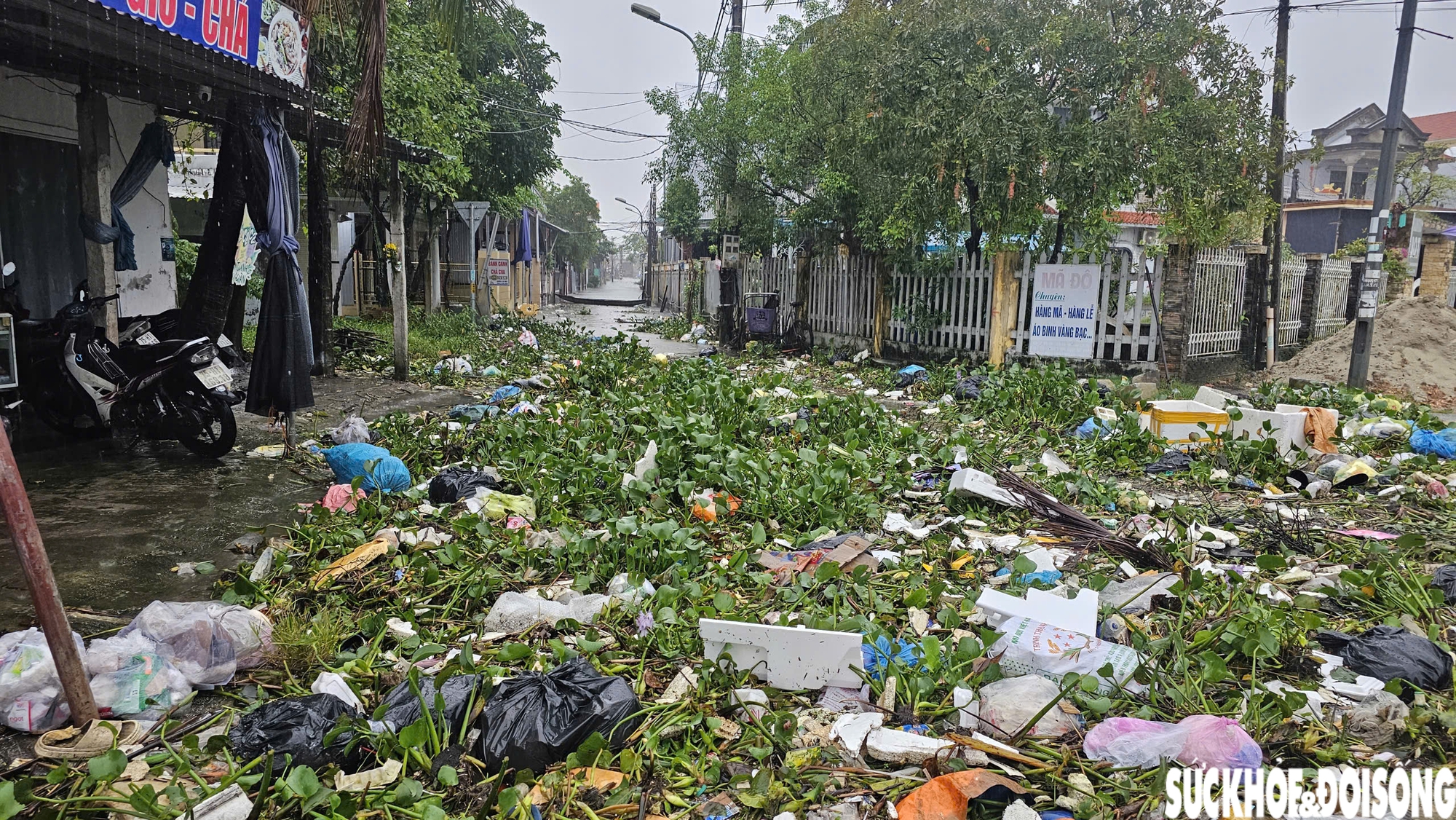 Mưa lớn, triều cường dâng, người dân ven biển Huế vật lộn giữa biển nước và rác thải- Ảnh 9. Mưa lớn, triều cường dâng, người dân ven biển Huế vật lộn giữa biển nước và rác thải- Ảnh 9.