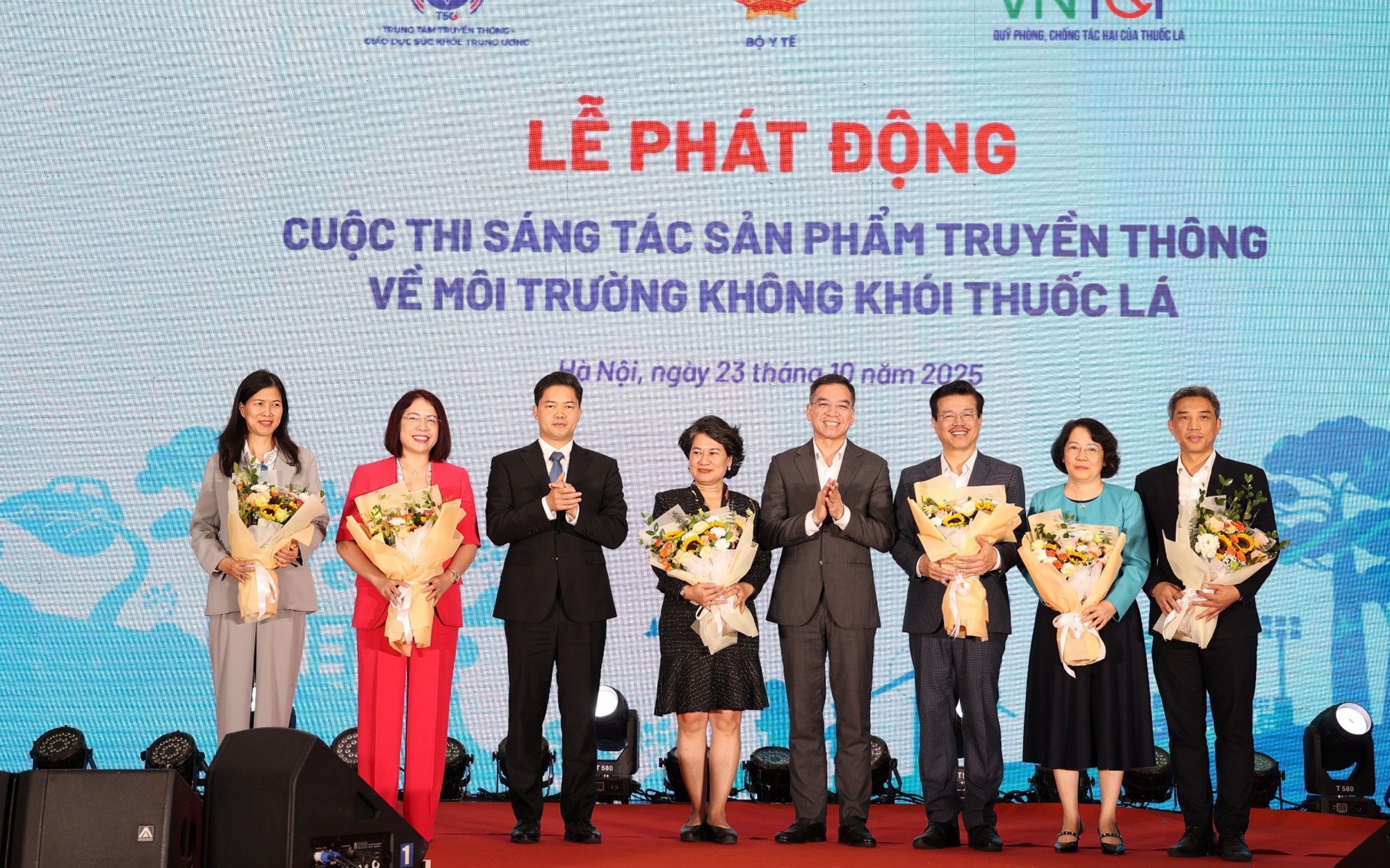 Trao giải cuộc thi truyền tải thông điệp phòng chống tác hại thuốc lá, khuyến khích vận động nâng cao sức khỏe - Ảnh 2.