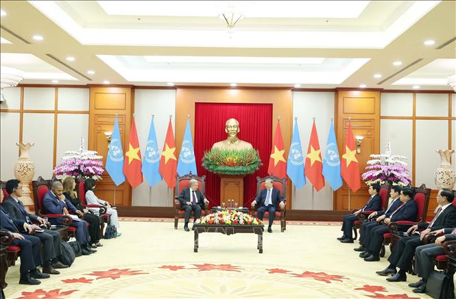 Công ước Hà Nội: Tổng Bí thư Tô Lâm tiếp Tổng Thư ký Liên hợp quốc- Ảnh 5.