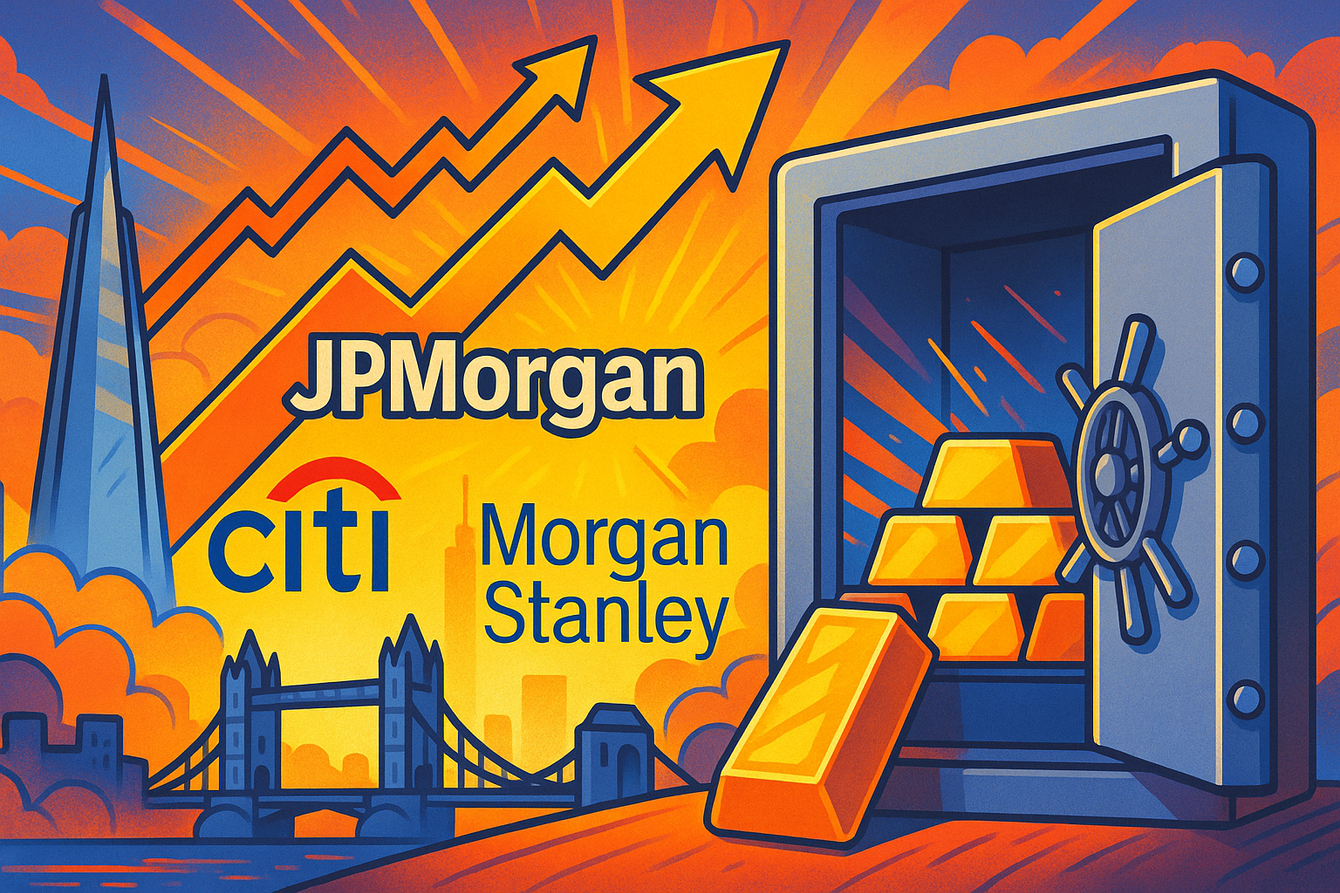 3 tập đoàn tài chính tại Mỹ, Anh ra sức gom vàng- Ảnh 1.