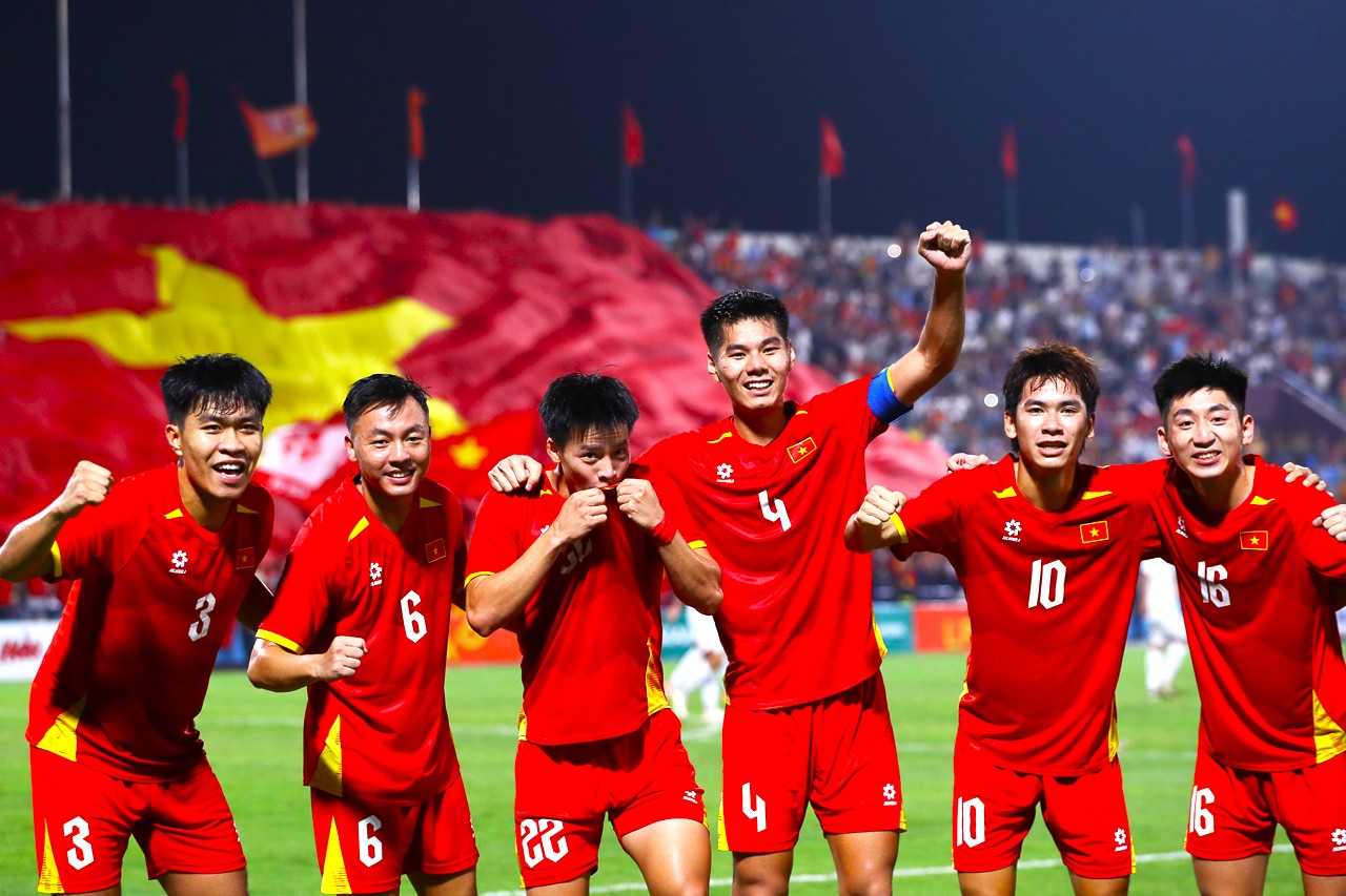 U22 Việt Nam tổng duyệt trước thềm SEA Games 33- Ảnh 1. U22 Việt Nam tổng duyệt trước thềm SEA Games 33- Ảnh 1.