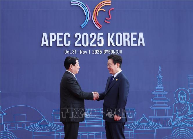 Chủ tịch nước Lương Cường dự Hội nghị Cấp cao APEC lần thứ 32- Ảnh 8. Chủ tịch nước Lương Cường dự Hội nghị Cấp cao APEC lần thứ 32- Ảnh 8.