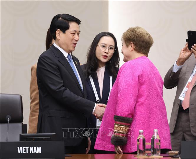 Chủ tịch nước Lương Cường dự Hội nghị Cấp cao APEC lần thứ 32- Ảnh 6. Chủ tịch nước Lương Cường dự Hội nghị Cấp cao APEC lần thứ 32- Ảnh 6.