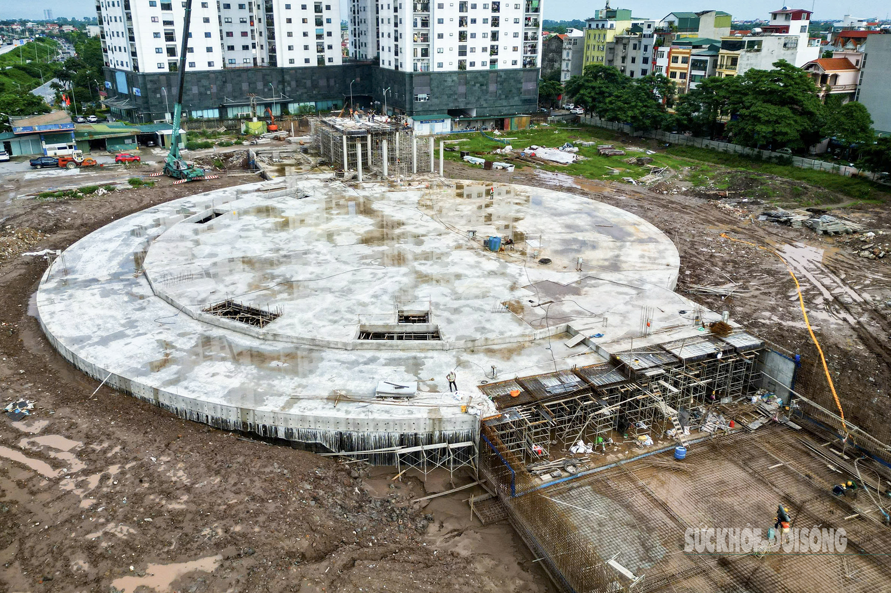 Gấp rút thi công bến xe khách hiện đại nhất Việt Nam- Ảnh 6.
