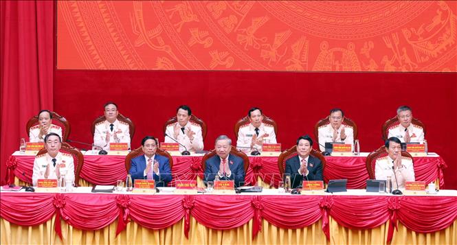 Khai mạc Đại hội đại biểu Đảng bộ Công an Trung ương lần thứ VIII- Ảnh 8.