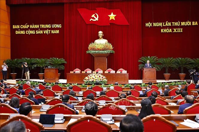 Thông báo Hội nghị lần thứ 13 Ban Chấp hành Trung ương Đảng khóa XIII- Ảnh 1. Thông báo Hội nghị lần thứ 13 Ban Chấp hành Trung ương Đảng khóa XIII- Ảnh 1.