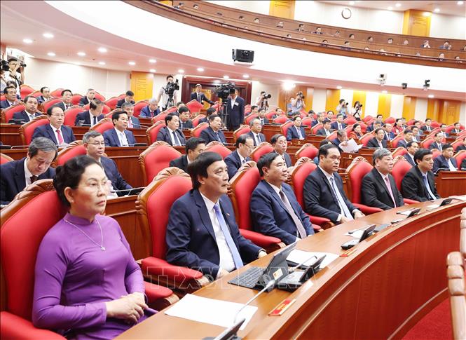 Bế mạc Hội nghị lần thứ 13 Ban Chấp hành Trung ương Đảng khóa XIII- Ảnh 4.