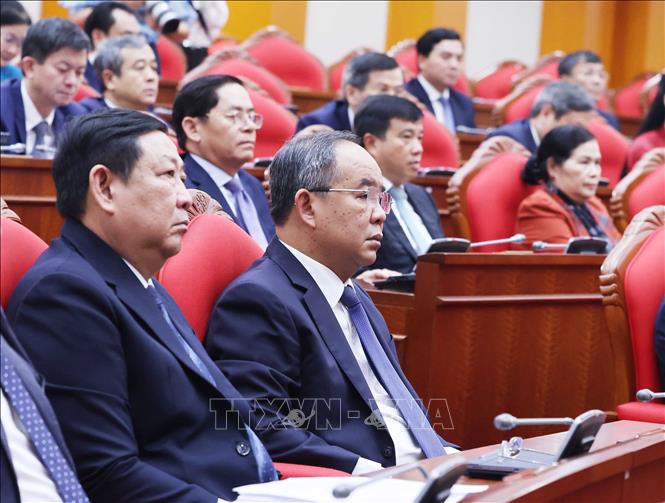Bế mạc Hội nghị lần thứ 13 Ban Chấp hành Trung ương Đảng khóa XIII- Ảnh 6.