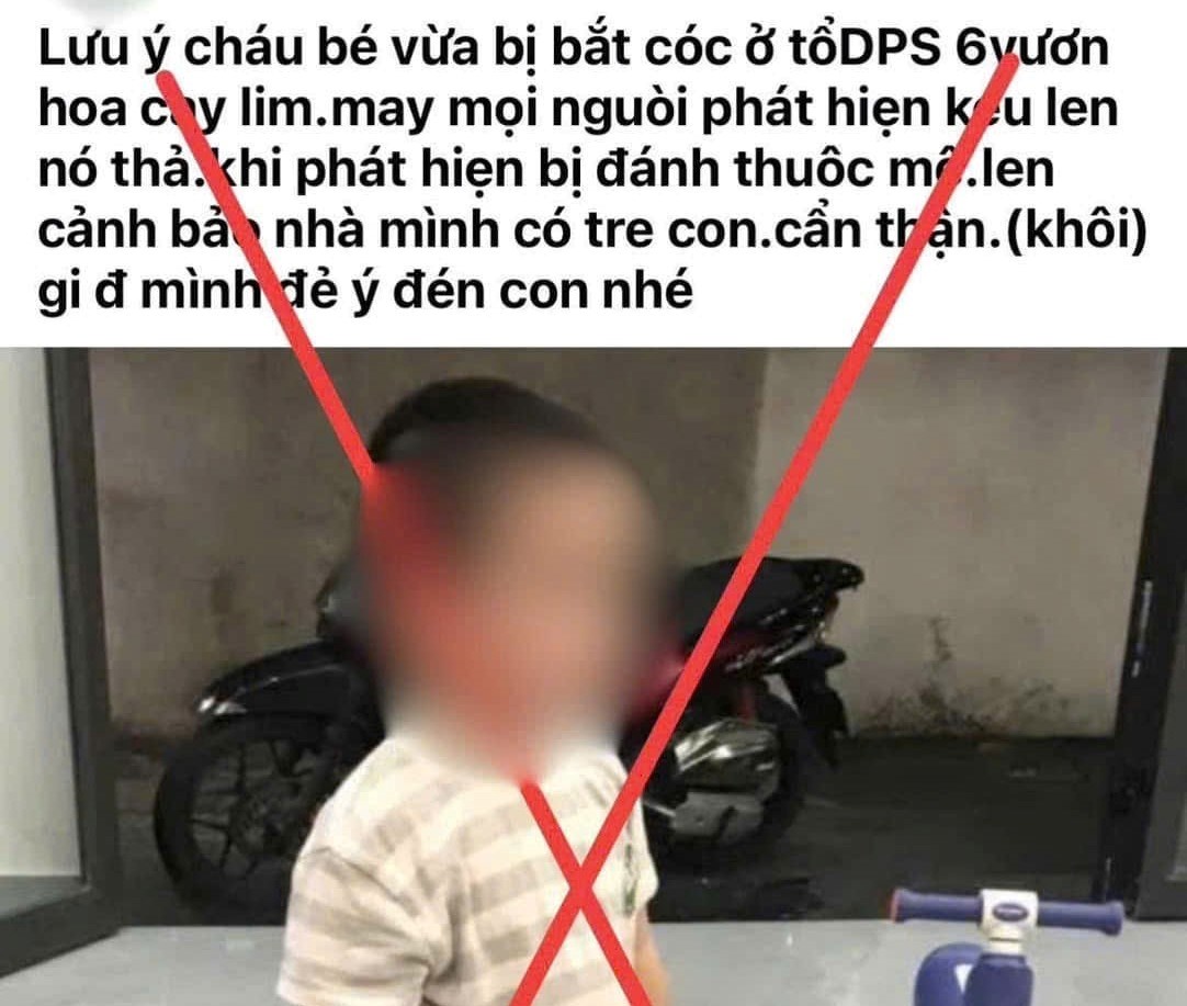 Đăng tin sai sự thật về vụ bắt cóc trẻ em, người đàn ông bị triệu tập- Ảnh 1.