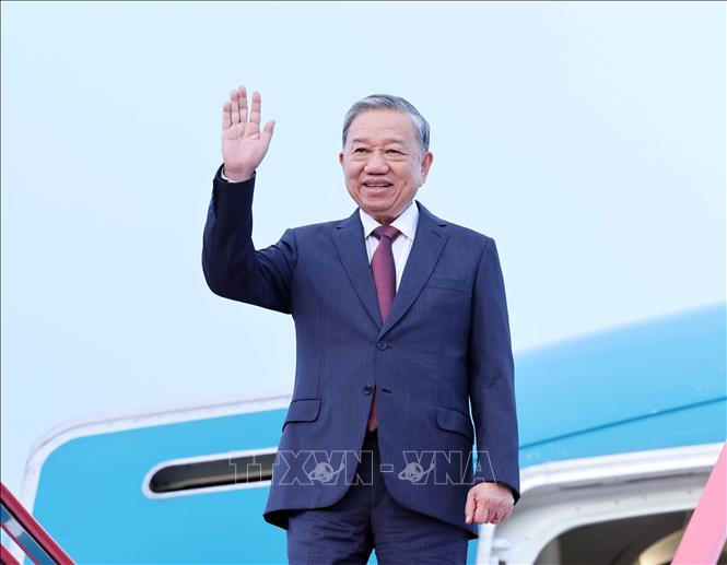 Tổng Bí thư Tô Lâm bắt đầu thăm cấp Nhà nước tới Triều Tiên- Ảnh 1.