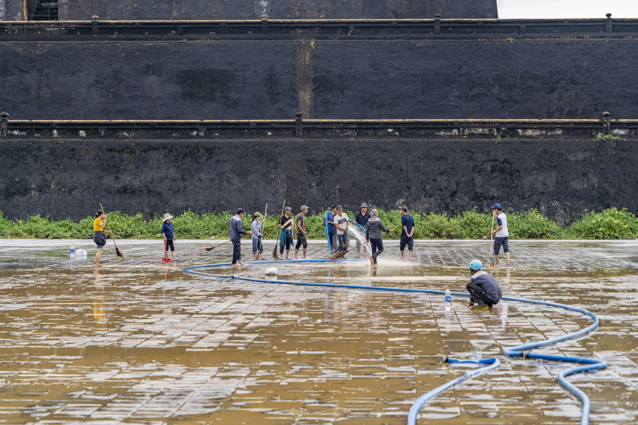 Đại nội Huế sau đợt mưa lũ lịch sử- Ảnh 3. Đại nội Huế sau đợt mưa lũ lịch sử- Ảnh 3.