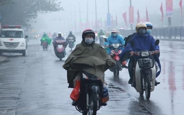 Không khí lạnh tăng cường dồn dập xuống miền Bắc