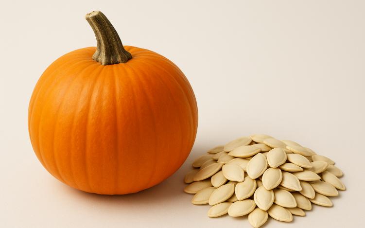 7 sai lầm thường gặp trong bếp âm thầm làm tăng cholesterol xấu- Ảnh 3. Hạ cholesterol tự nhiên với hạt bí ngô