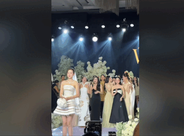 Danh tính người đẹp xứ Thanh bắt được hoa cưới của Hoa hậu Đỗ Thị Hà- Ảnh 1.