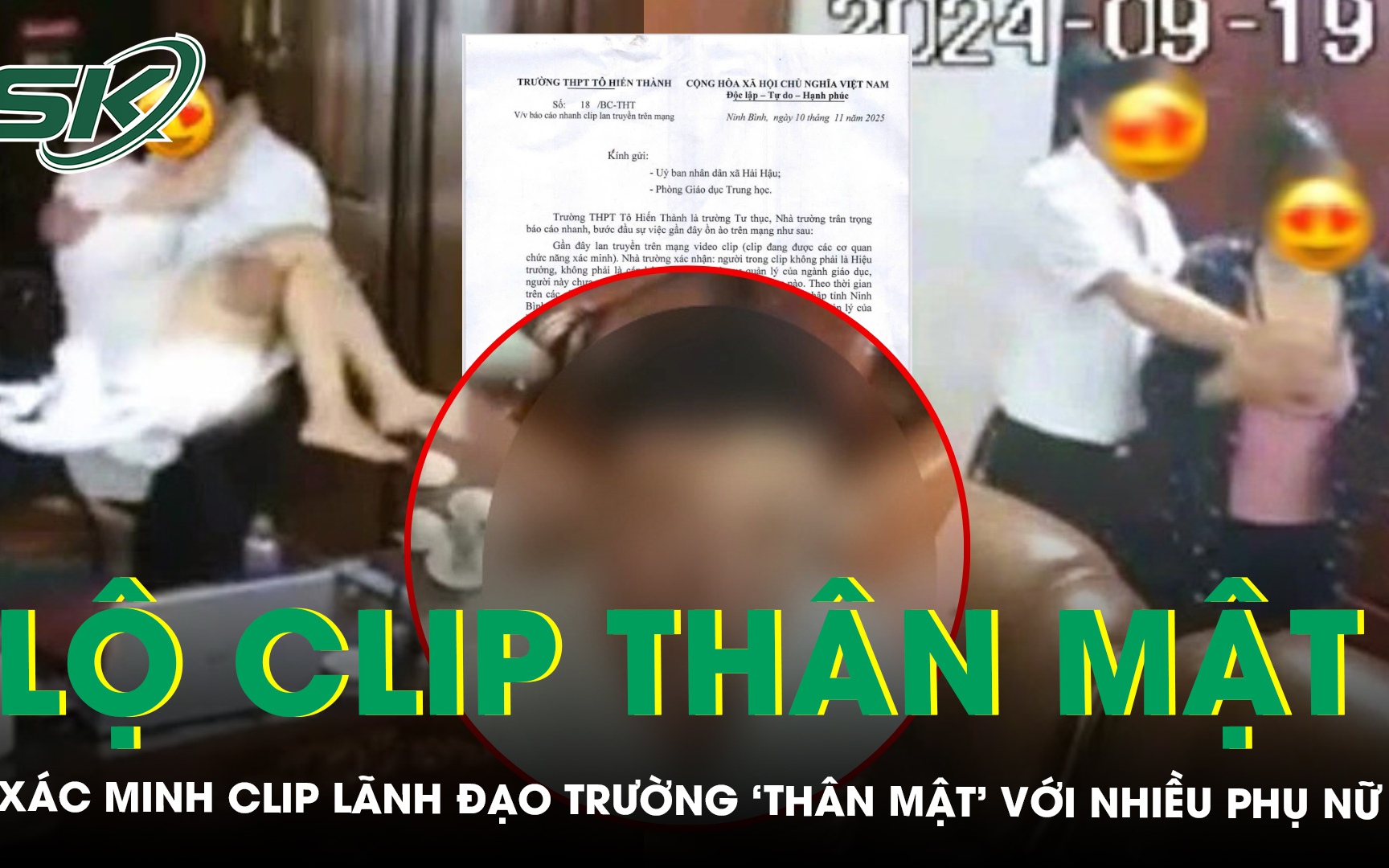 Xác minh clip lãnh đạo trường ‘thân mật’ với nhiều phụ nữ tại phòng làm việc ở Ninh Bình