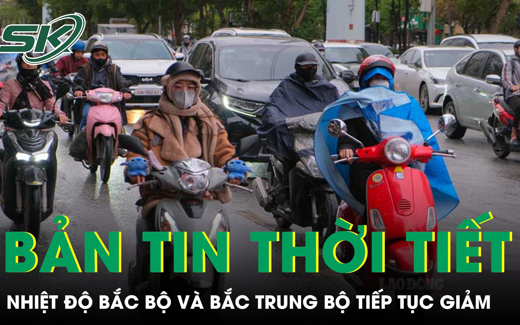 Không khí lạnh mạnh thêm khiến nhiệt độ Bắc Bộ và Bắc Trung Bộ tiếp tục giảm