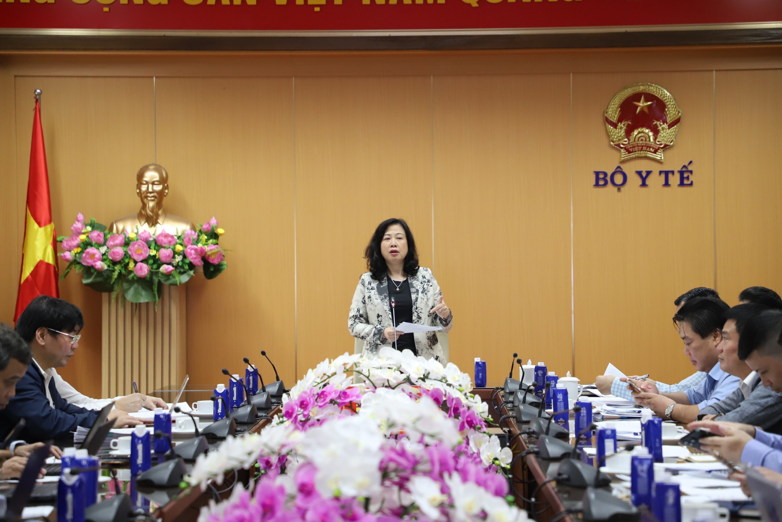 Bộ trưởng Đào Hồng Lan: Liên thông Cơ sở dữ liệu mang lại những thay đổi tích cực cho ngành y tế - Ảnh 1. Bộ trưởng Đào Hồng Lan: Liên thông Cơ sở dữ liệu mang lại những thay đổi tích cực cho ngành y tế - Ảnh 1.