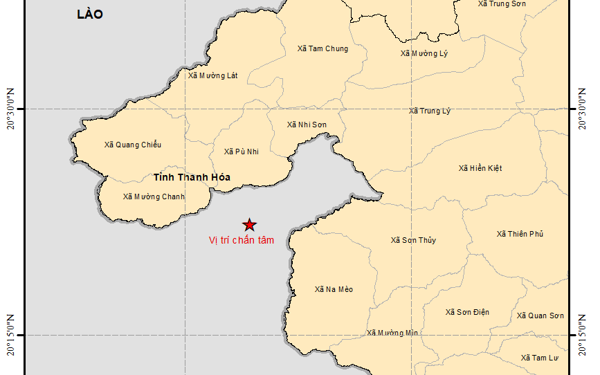 Đêm qua Hà Nội rung lắc mạnh do động đất