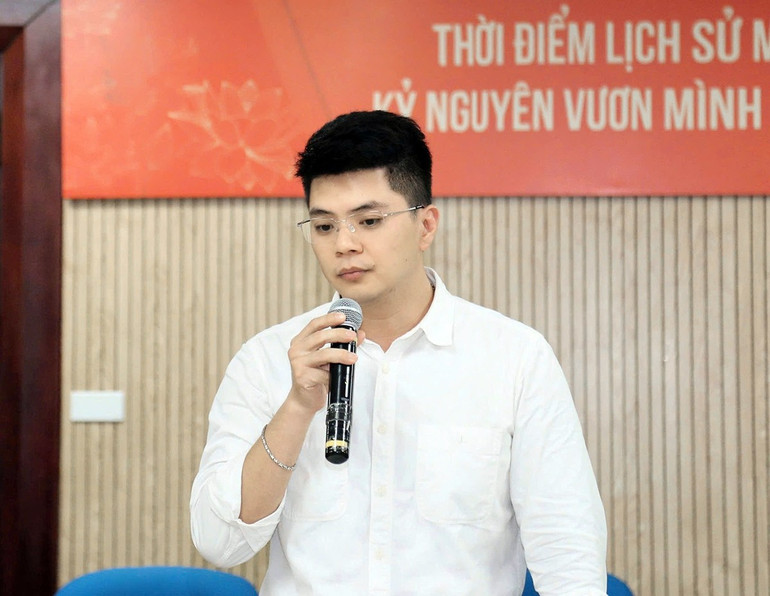 Thanh niên, cán bộ Hội Liên hiệp Thanh niên Việt Nam góp ý vào dự thảo Văn kiện Đại hội XIV của Đảng- Ảnh 4. Thanh niên, cán bộ Hội Liên hiệp Thanh niên Việt Nam góp ý vào dự thảo Văn kiện Đại hội XIV của Đảng- Ảnh 4.
