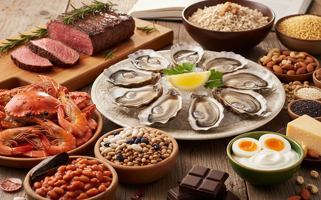 6 thực phẩm tự nhiên giúp tăng đề kháng trước dịch cúm A- Ảnh 3. 8 loại thực phẩm giàu kẽm giúp bạn khỏe mạnh, phòng ngừa cúm A