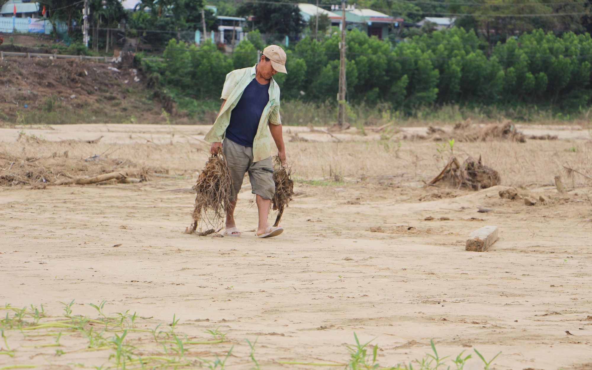 Kinh hoàng sạt lở núi, đất đá trút ào ào 'như thác' ở vùng cao Đà Nẵng- Ảnh 1. Kinh hoàng sạt lở núi, đất đá trút ào ào 'như thác' ở vùng cao Đà Nẵng- Ảnh 1.