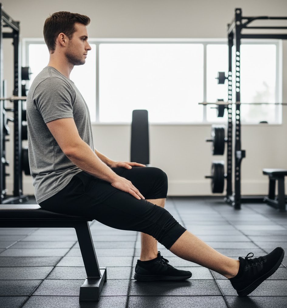 4 bài tập trên ghế giúp tăng cơ chân nhanh hơn squat ở người trên 55 tuổi- Ảnh 2. 4 bài tập trên ghế giúp tăng cơ chân nhanh hơn squat ở người trên 55 tuổi- Ảnh 2.