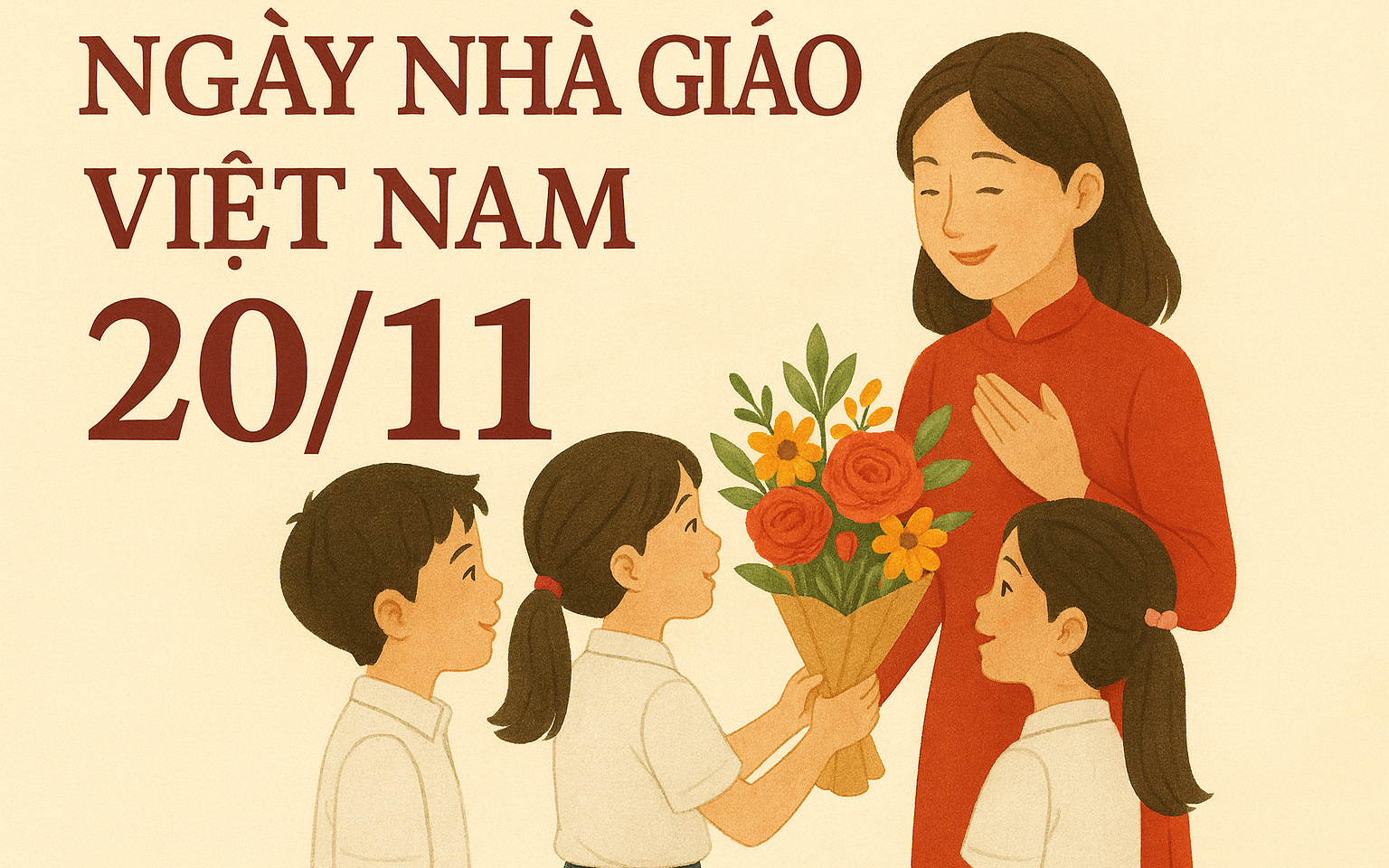 Lời chúc ngày 20/11 dành tặng thầy cô giáo ý nghĩa nhất năm 2025- Ảnh 2. Nguồn gốc và ý nghĩa Ngày Nhà giáo Việt Nam 20/11