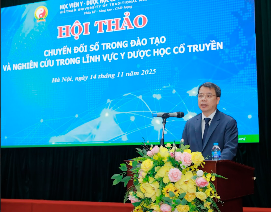 Chuyển đổi số trong đào tạo và nghiên cứu Y Dược học cổ truyền: Hướng tới Học viện số thông minh- Ảnh 1. Chuyển đổi số trong đào tạo và nghiên cứu Y Dược học cổ truyền: Hướng tới Học viện số thông minh- Ảnh 1.