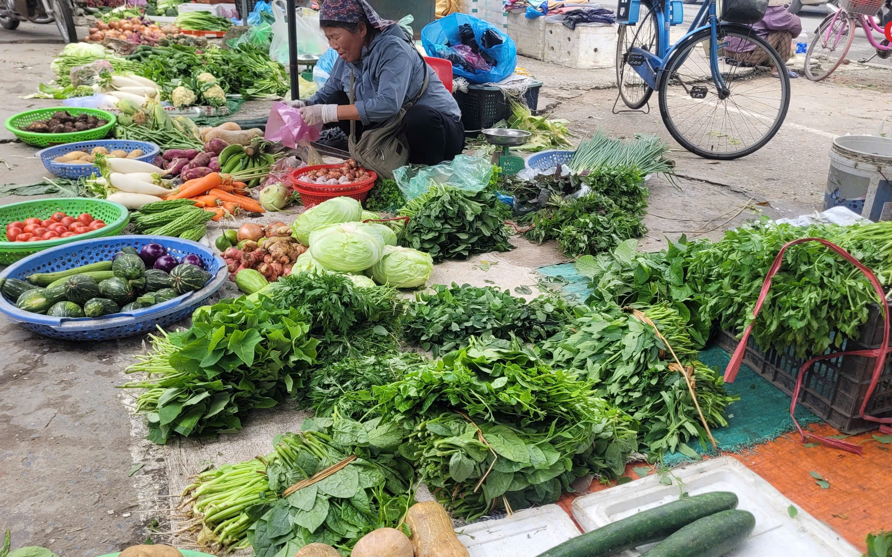 Mâm cơm lèo tèo rau xanh vì giá đắt đỏ- Ảnh 5.