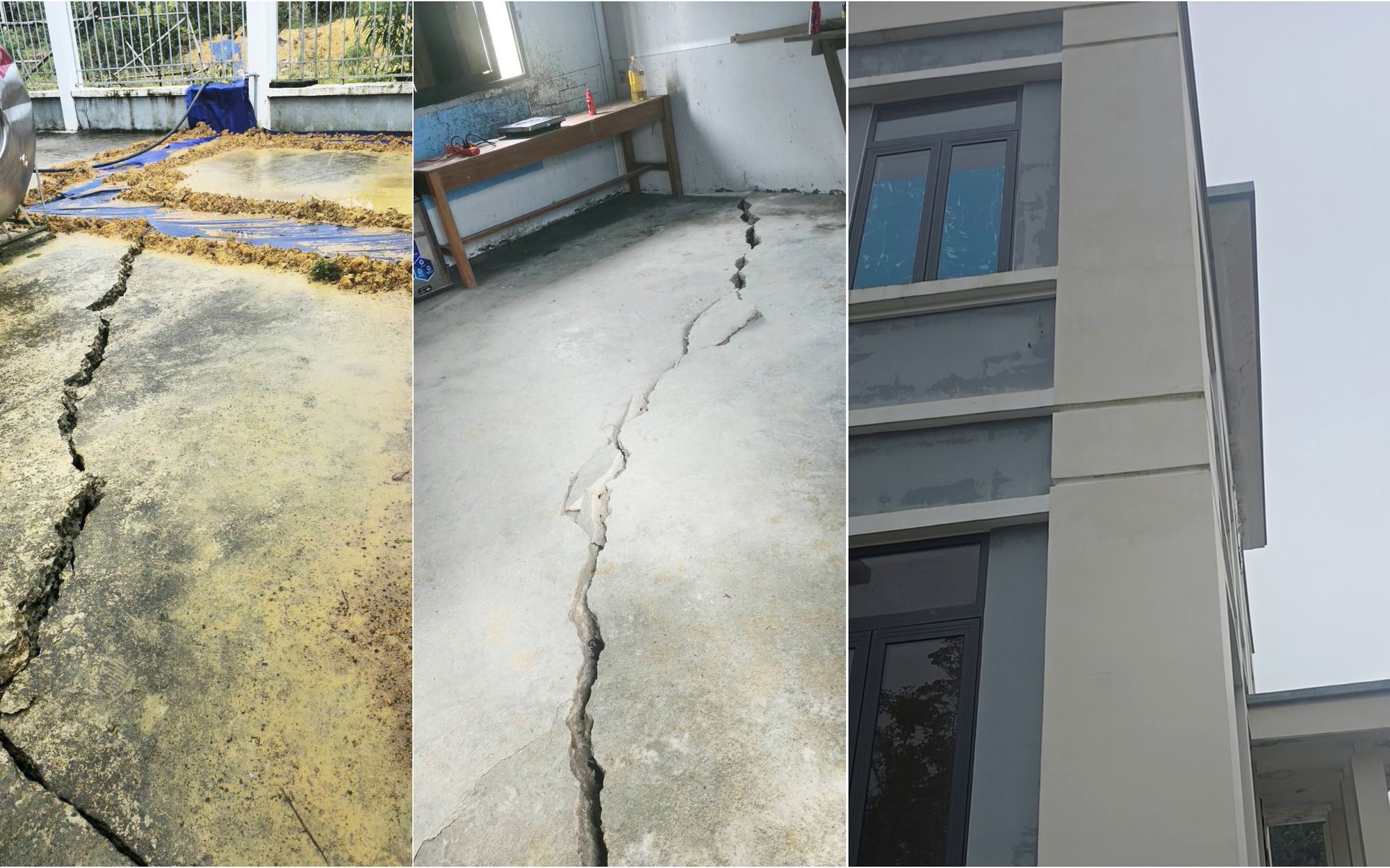 Xuất hiện hố sụt lún trên tuyến Quốc lộ 49 ở Huế- Ảnh 6. Xuất hiện hố sụt lún trên tuyến Quốc lộ 49 ở Huế- Ảnh 6.