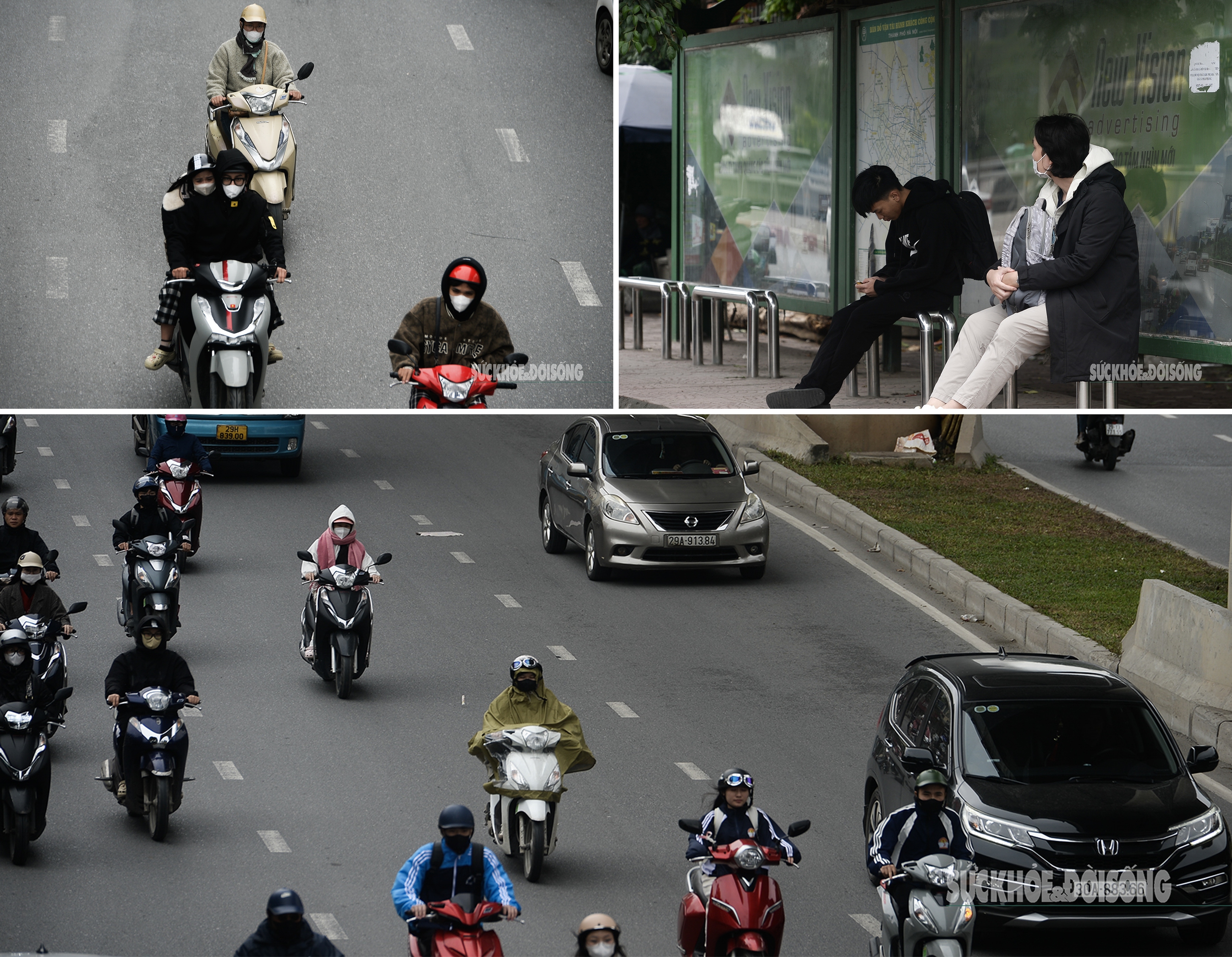 Gió mùa tràn về, người dân co ro xuống phố- Ảnh 9.