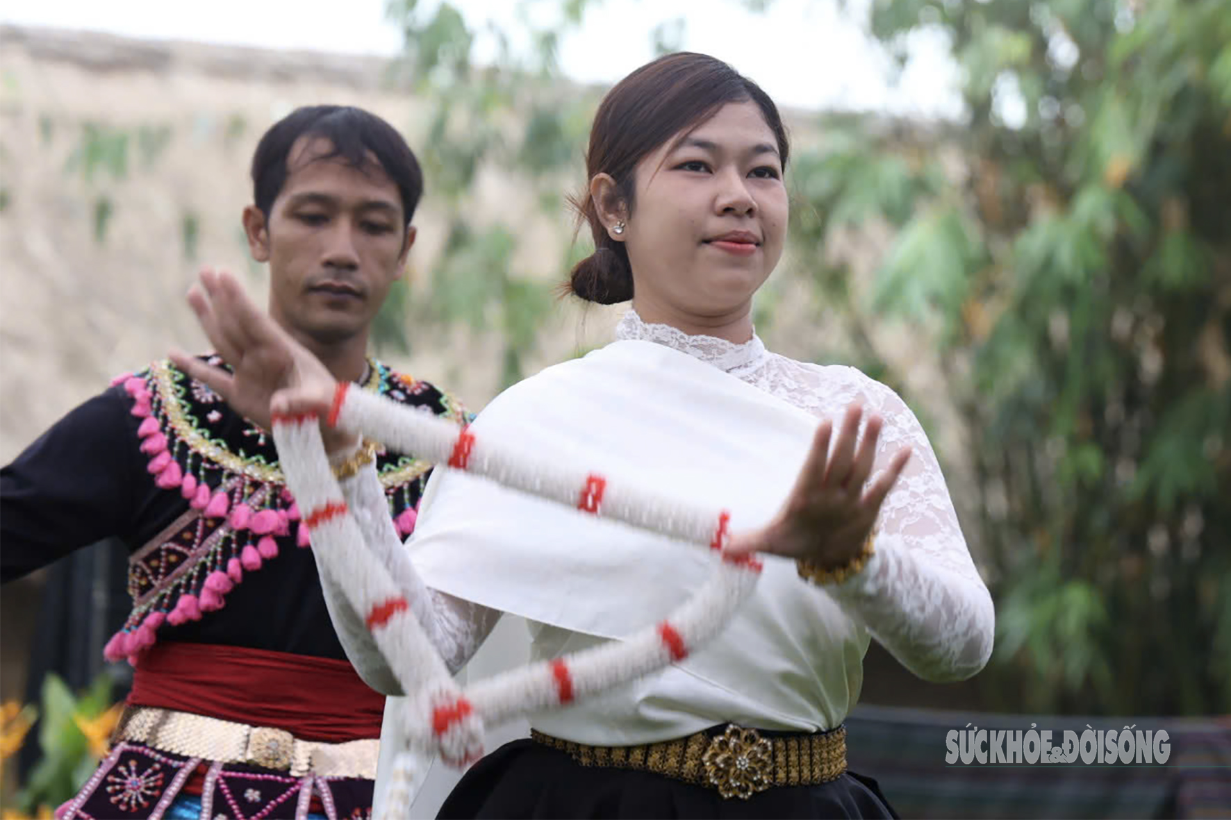 Sắc màu đoàn kết rực sáng tại Làng Văn hóa - Du lịch các dân tộc Việt Nam- Ảnh 4.