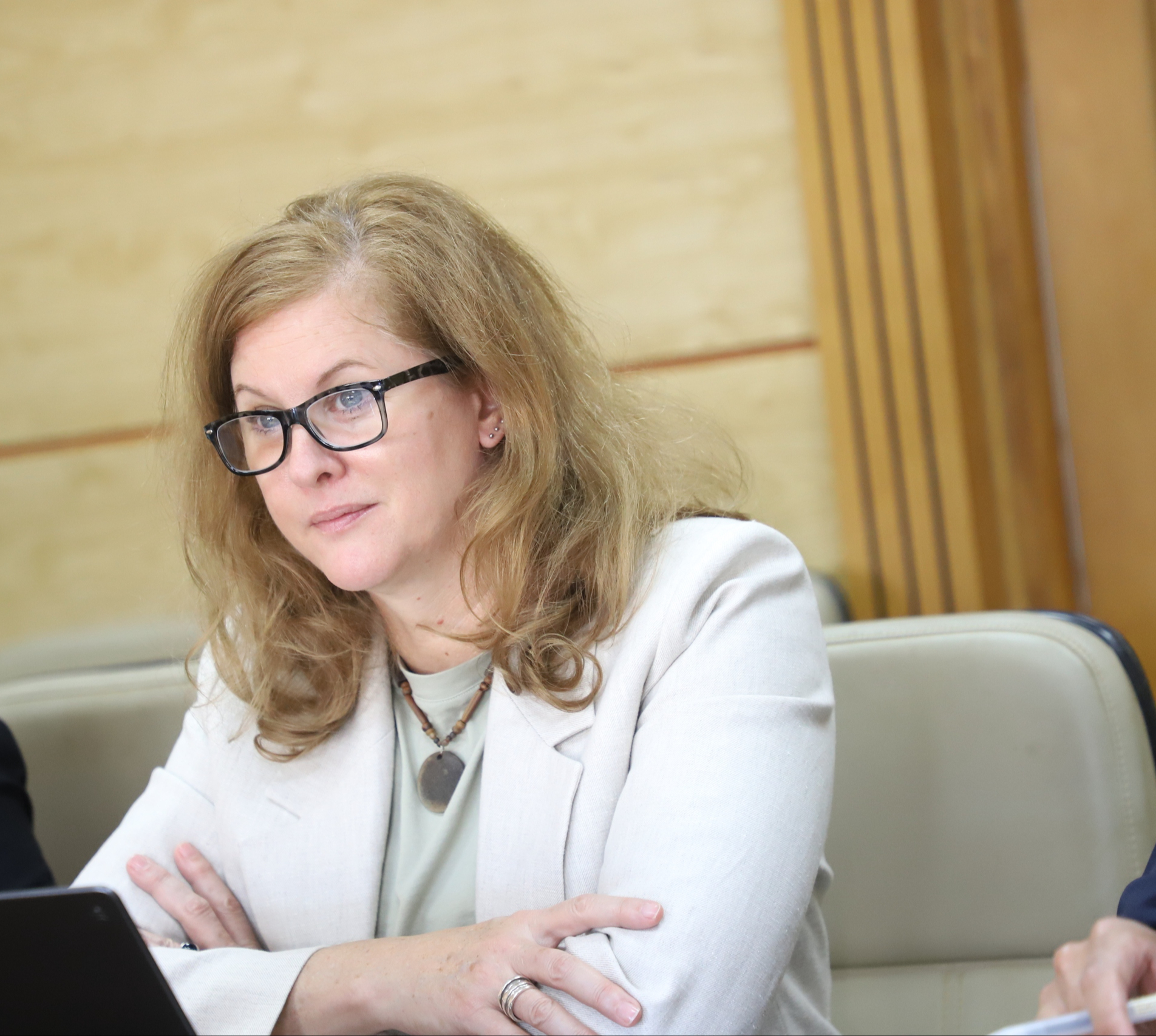 ທ່ານ ເລດຶກລວນ ຮອງລັດຖະມົນຕີກະຊວງສາທາລະນະສຸກ ໄດ້ໃຫ້ການຕ້ອນຮັບຄະນະຜູ້ແທນທະນາຄານພັດທະນາອາຊີ - ຮູບທີ 4. Thứ trưởng Bộ Y tế Lê Đức Luận tiếp đoàn Ngân hàng Phát triển Châu Á- Ảnh 4.