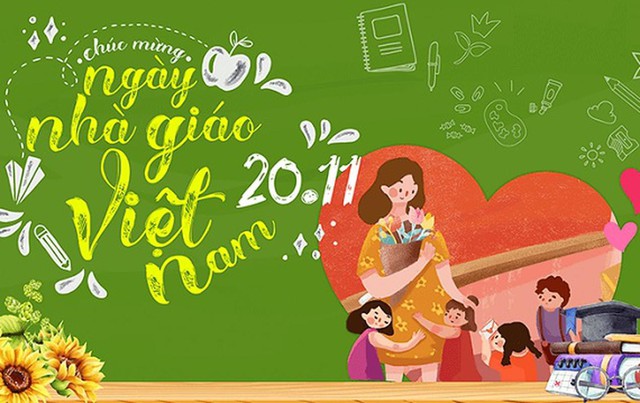 Những mẫu thiệp chúc mừng ngày Nhà giáo Việt Nam 20/11 đẹp nhất 2025- Ảnh 4.