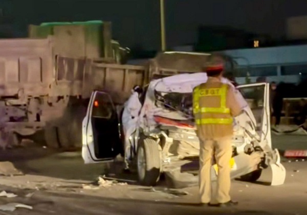 Cục CSGT thông tin về nguyên nhân vụ tai nạn trên đường Vành đai 3- Ảnh 2.