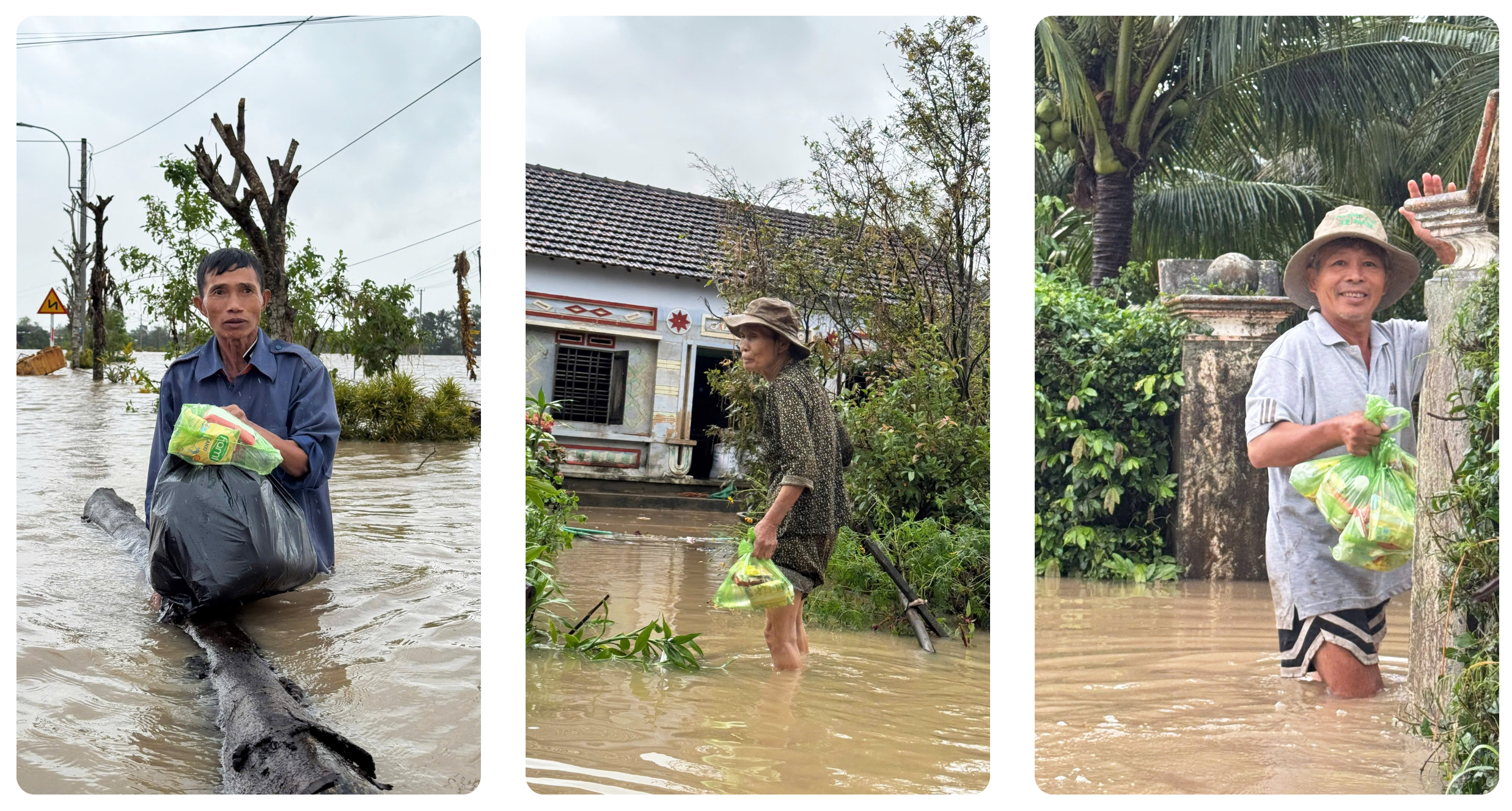 Mang bếp lửa vào ‘tâm lũ’, trao những hộp cơm nóng đến bà con vùng ngập- Ảnh 11.