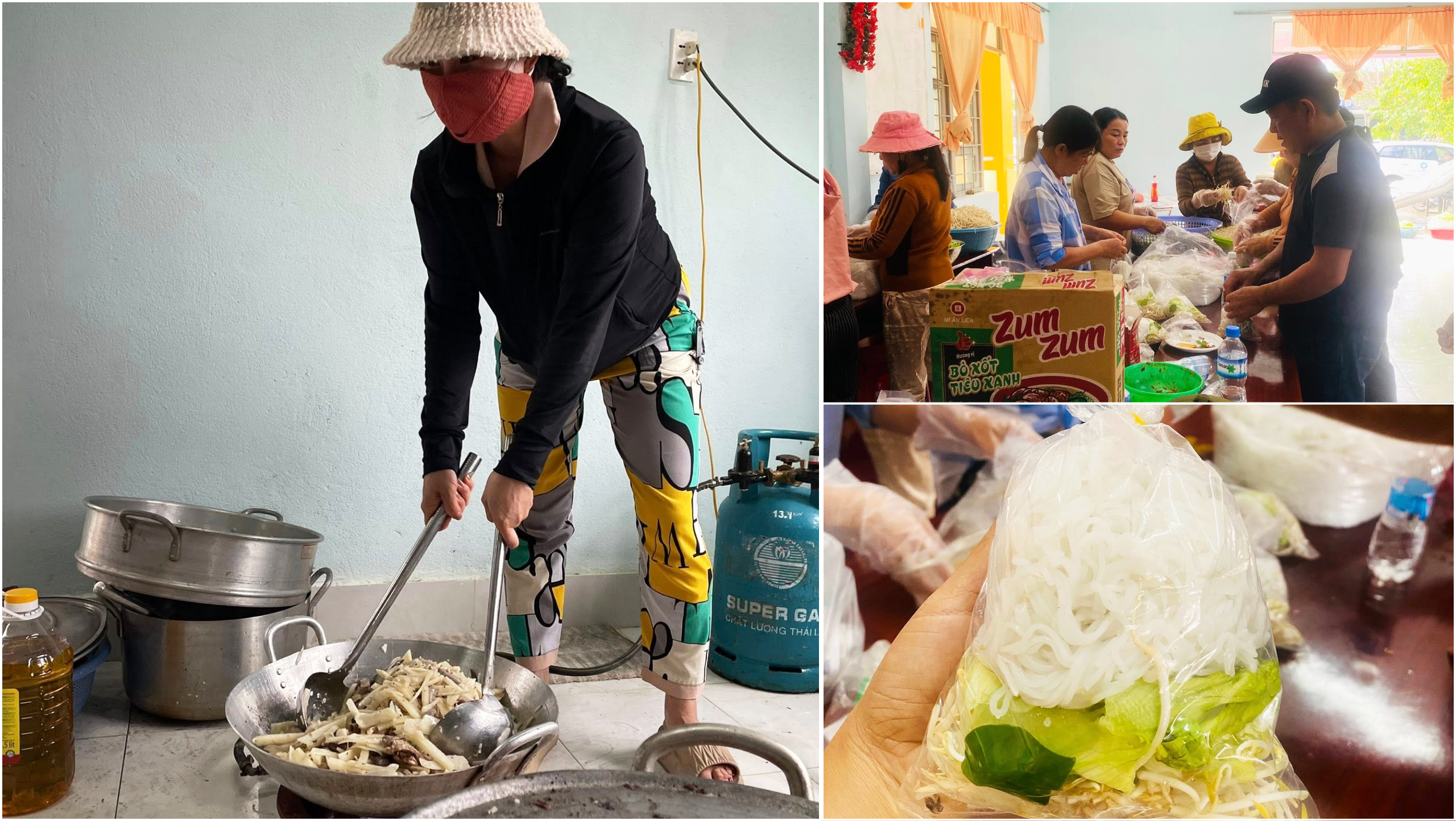 Mang bếp lửa vào ‘tâm lũ’, trao những hộp cơm nóng đến bà con vùng ngập- Ảnh 12.