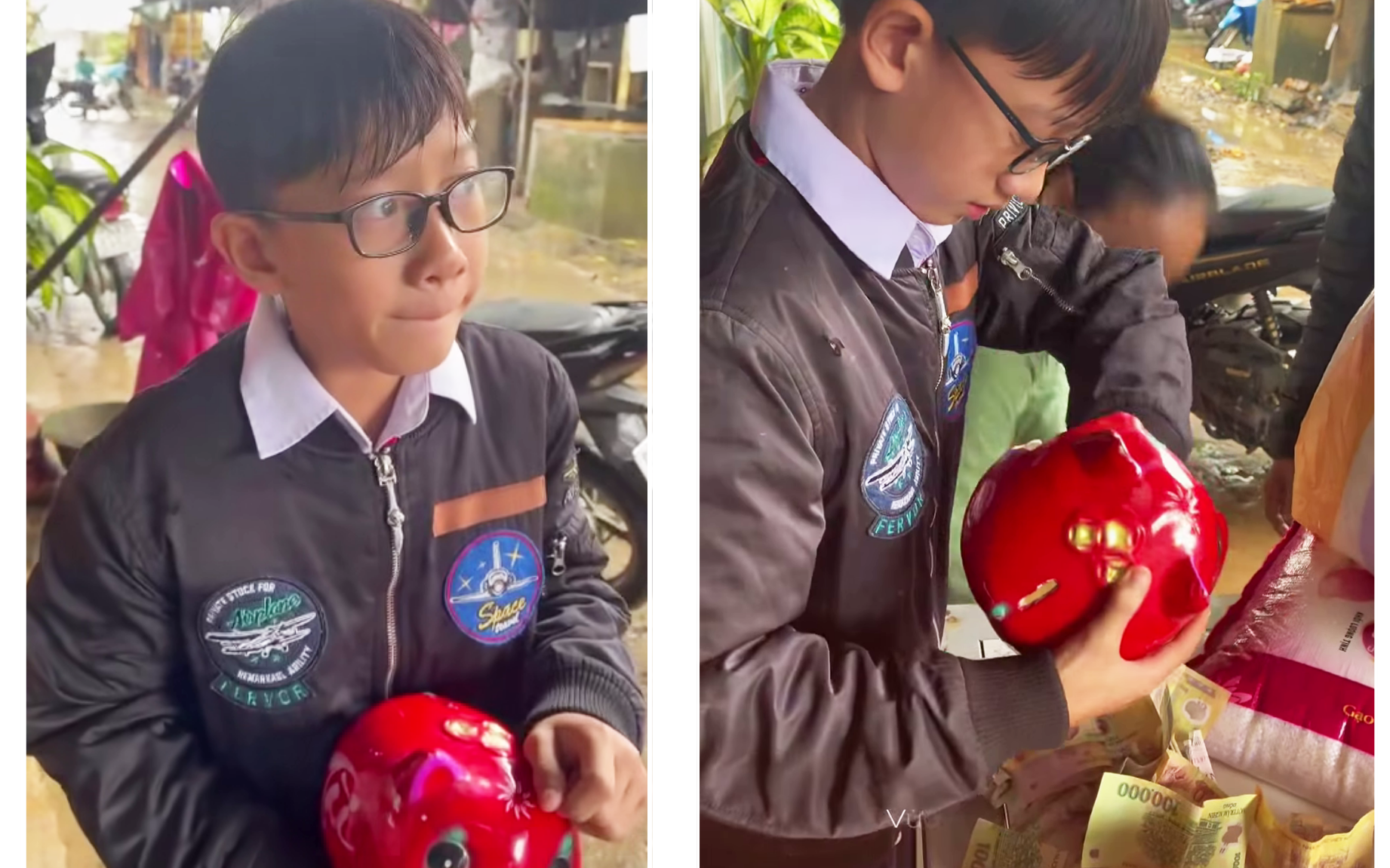 Xúc động hình ảnh cô bé mang xấp tiền lẻ gửi ủng hộ bà con vùng lũ- Ảnh 3. Xúc động hình ảnh cô bé mang xấp tiền lẻ gửi ủng hộ bà con vùng lũ- Ảnh 3.