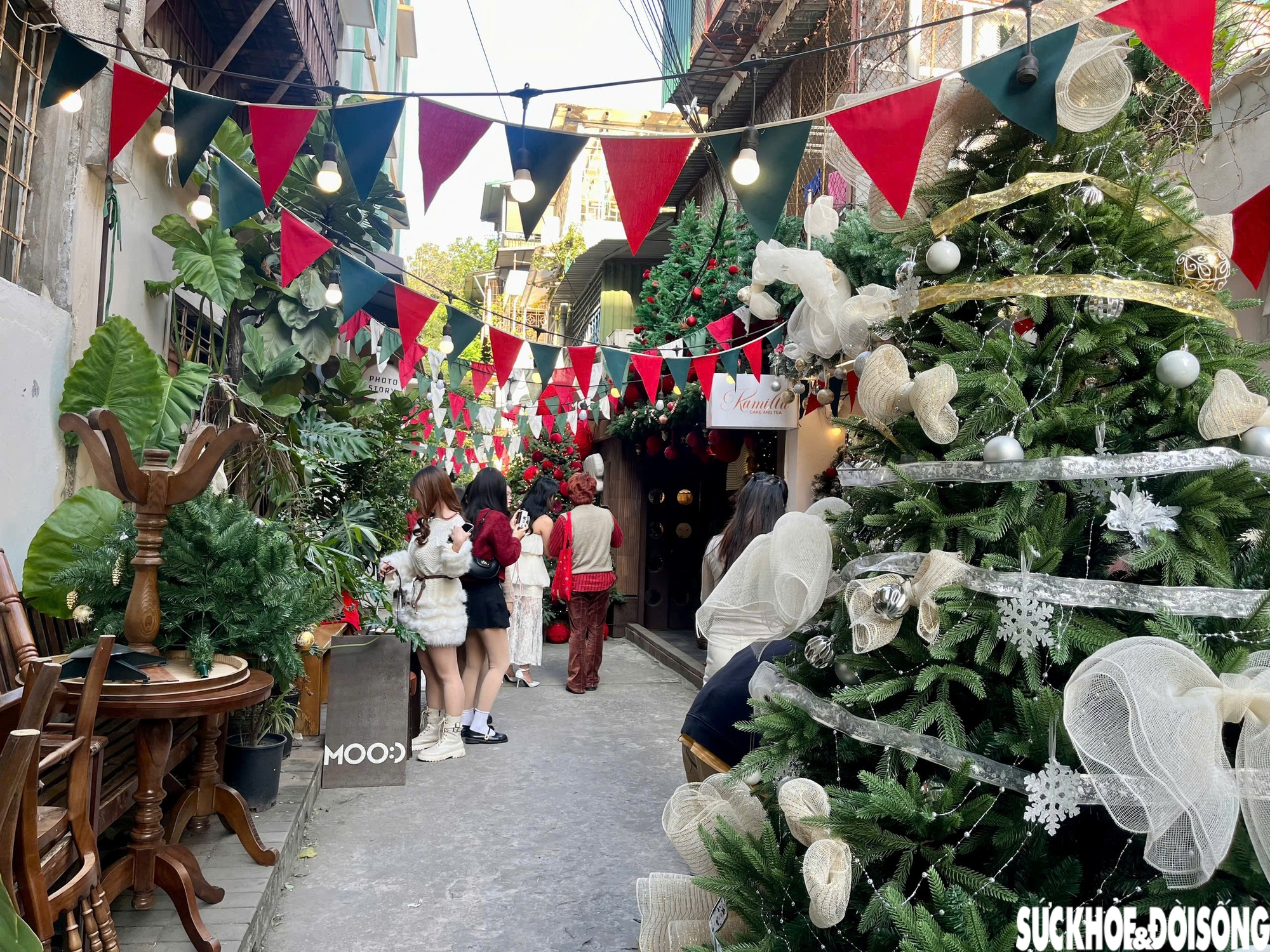 Ngõ nhỏ ở Hà Nội 'hút' giới trẻ trước mùa Giáng sinh- Ảnh 13. Ngõ nhỏ ở Hà Nội 'hút' giới trẻ trước mùa Giáng sinh- Ảnh 13.