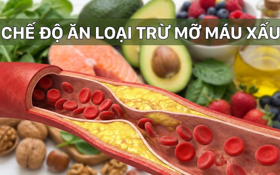 Chế độ ăn loại bỏ ‘mỡ máu xấu’ bảo vệ thành mạch, ngừa đột quỵ