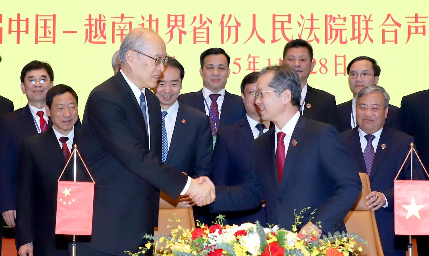 Hội nghị Tòa án nhân dân các tỉnh biên giới Việt Nam - Trung Quốc: Thắt chặt hợp tác tư pháp, giữ vững an ninh biên giới- Ảnh 12.