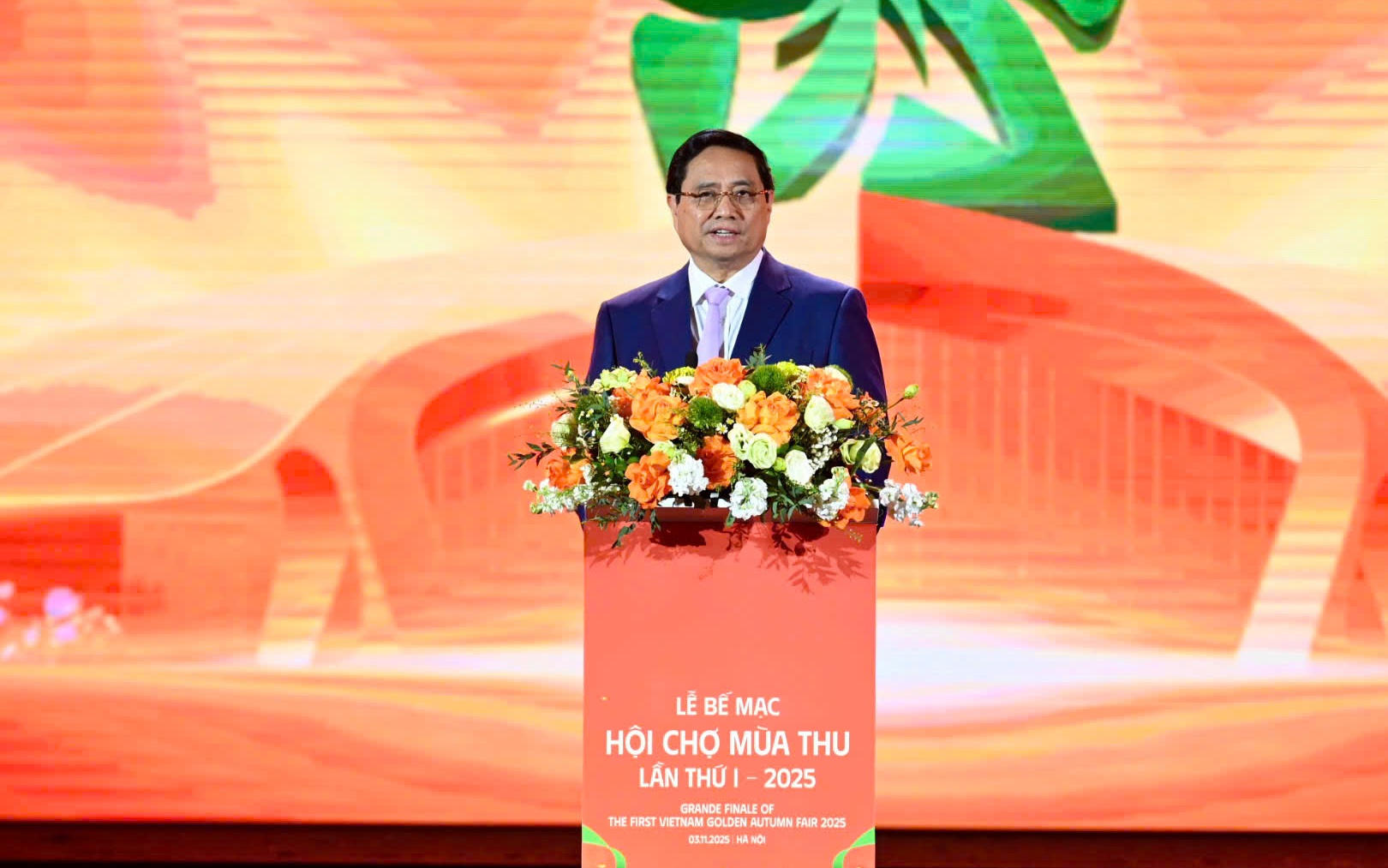 Hội chợ lớn nhất Hải Phòng sau sáp nhập có gì đặc biệt?- Ảnh 9. Thủ tướng Phạm Minh Chính dự Lễ bế mạc Hội chợ Mùa Thu lần thứ nhất 2025