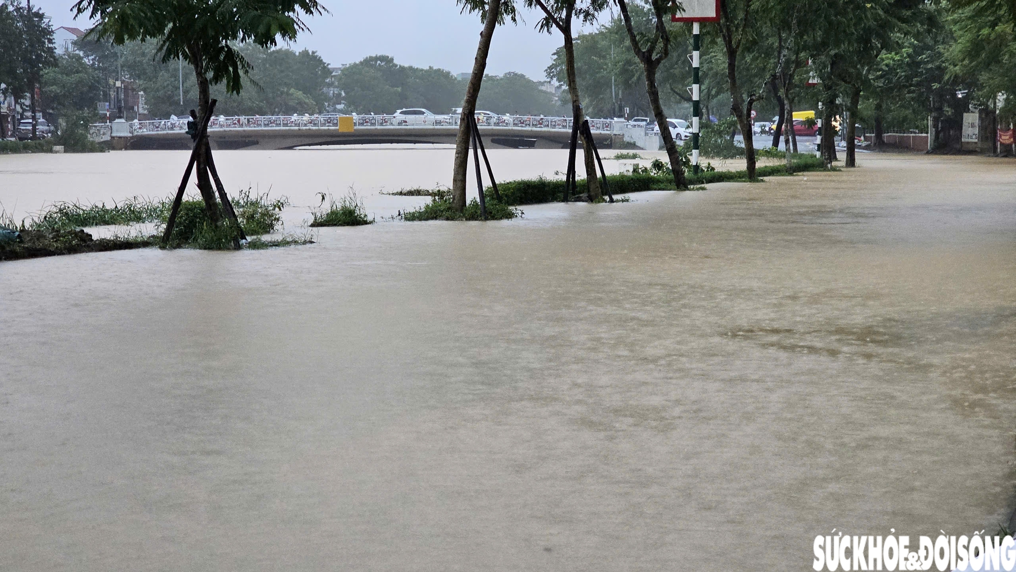 Vừa dọn xong bùn đất, nhiều tuyến đường ở Huế lại ngập sâu trong nước- Ảnh 1. Vừa dọn xong bùn đất, nhiều tuyến đường ở Huế lại ngập sâu trong nước- Ảnh 1.